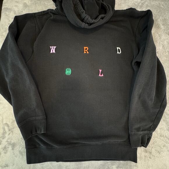 Travis Scott Astroworld Hoodie Staggered Front Back Graphic Utopia Pullover Med - Picture 4 of 5